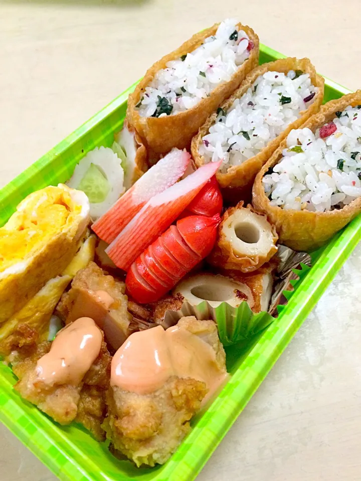 男子弁当 お稲荷さん弁当|Booパパさん