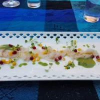 Scallops carpaccio|Vincent Martelさん