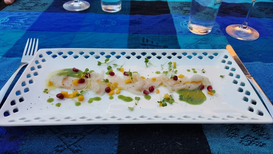 Scallops carpaccio|Vincent Martelさん