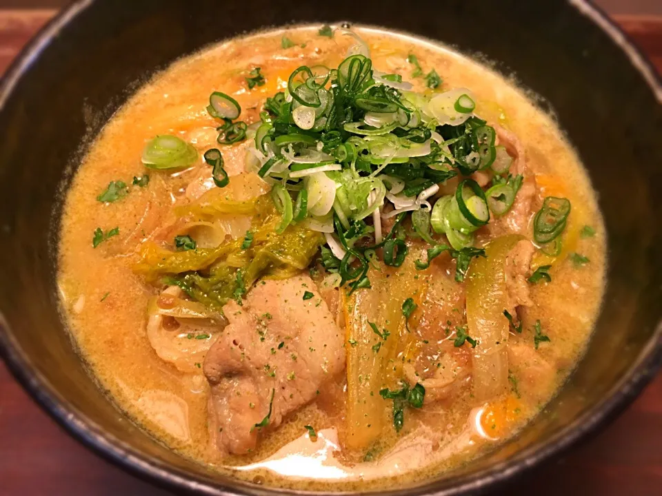 豚バラと白菜のバターカレー温めん3|半田手延べそうめんの店 阿波や壱兆さん