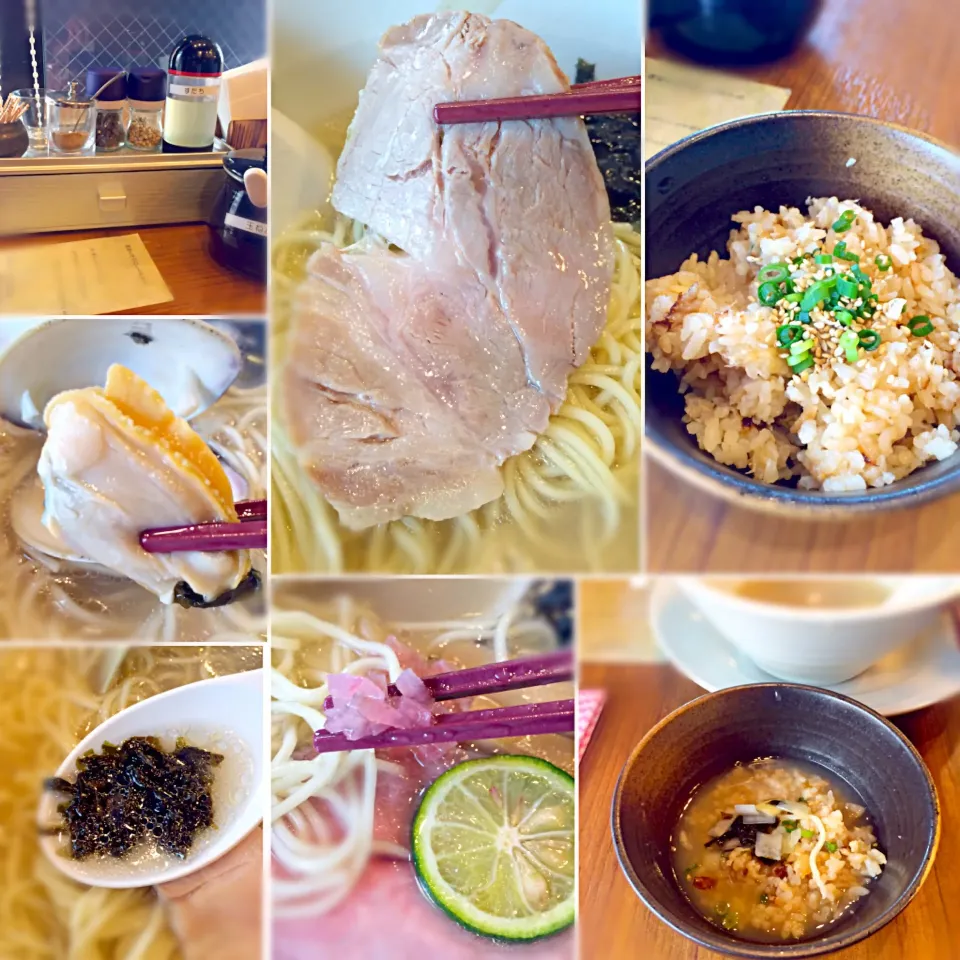 Snapdishの料理写真:汐そばのあれやこれやと海坂屋(〃'∇'〃)ゝｴﾍﾍ|morimi32さん