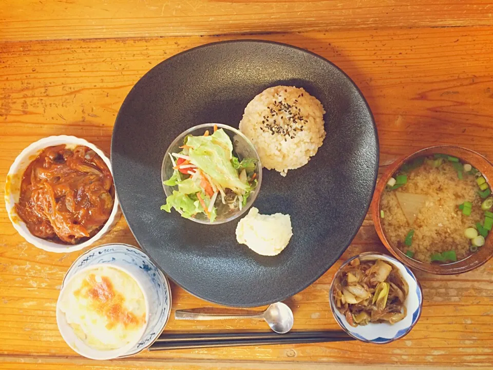 Snapdishの料理写真:ママが働いてるカフェ☕でお昼ごはん🍽😋|ラッキーさん