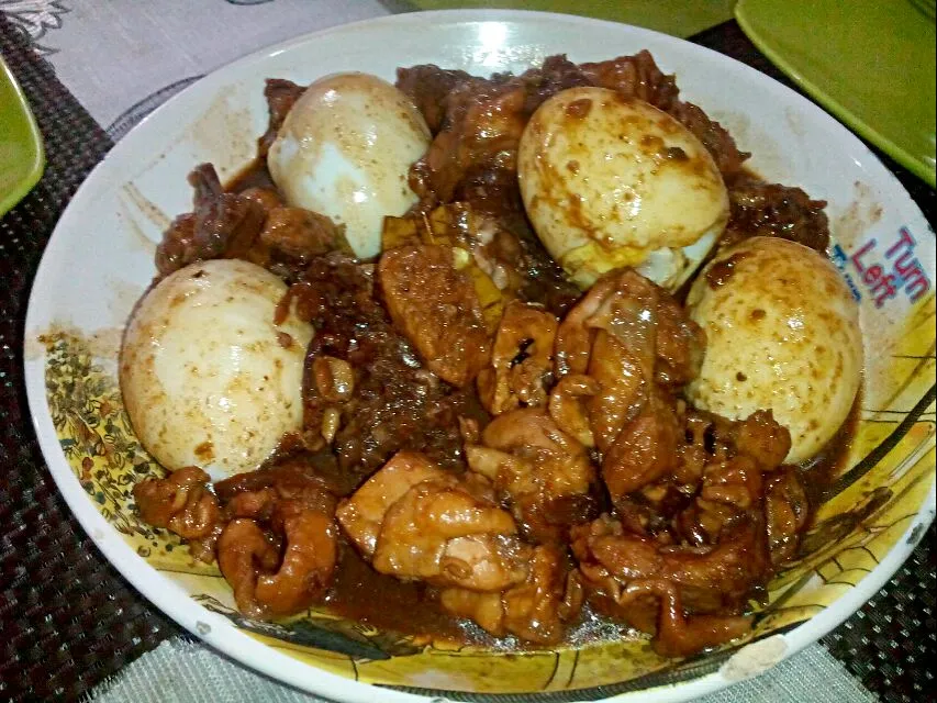 Chicken Adobo with egg
 #pinoy #philippines|Maria Luiza Makilさん