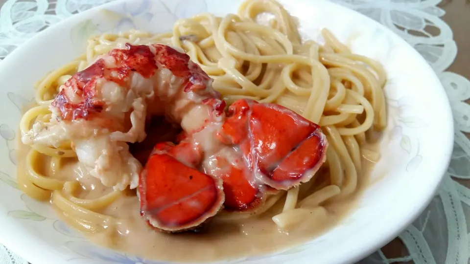 pasta with lobster|steven z.y.さん