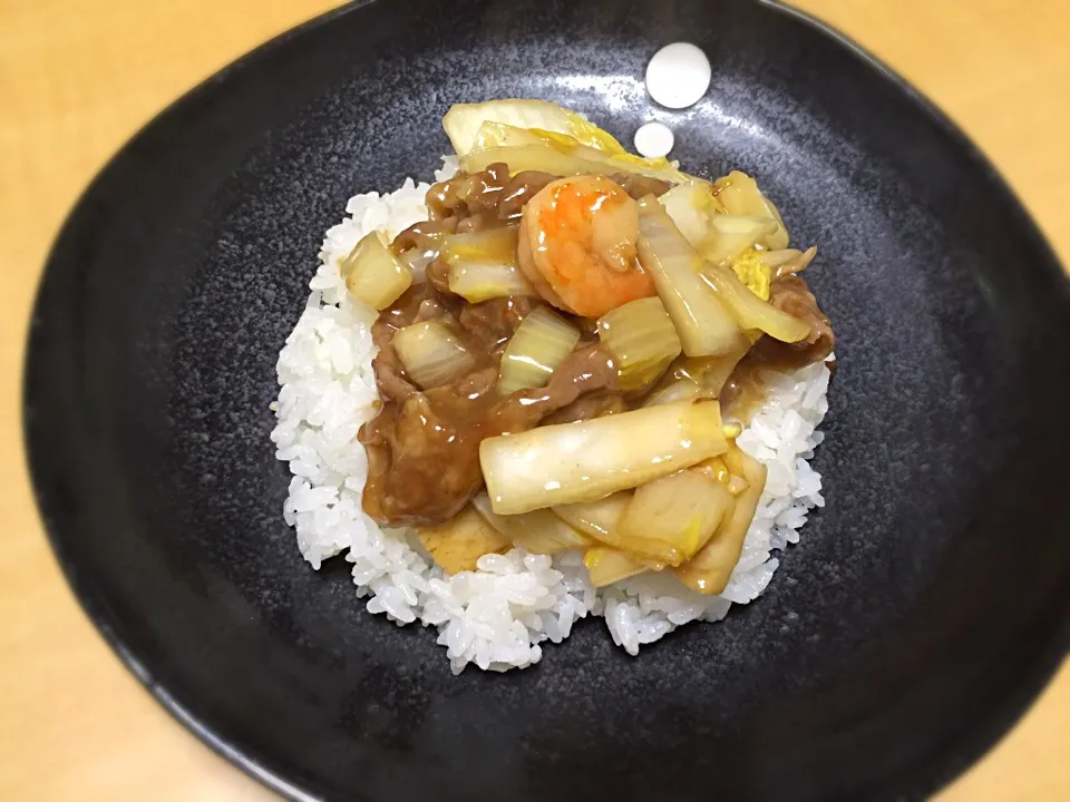 白菜のあんかけ丼|みんみんさん