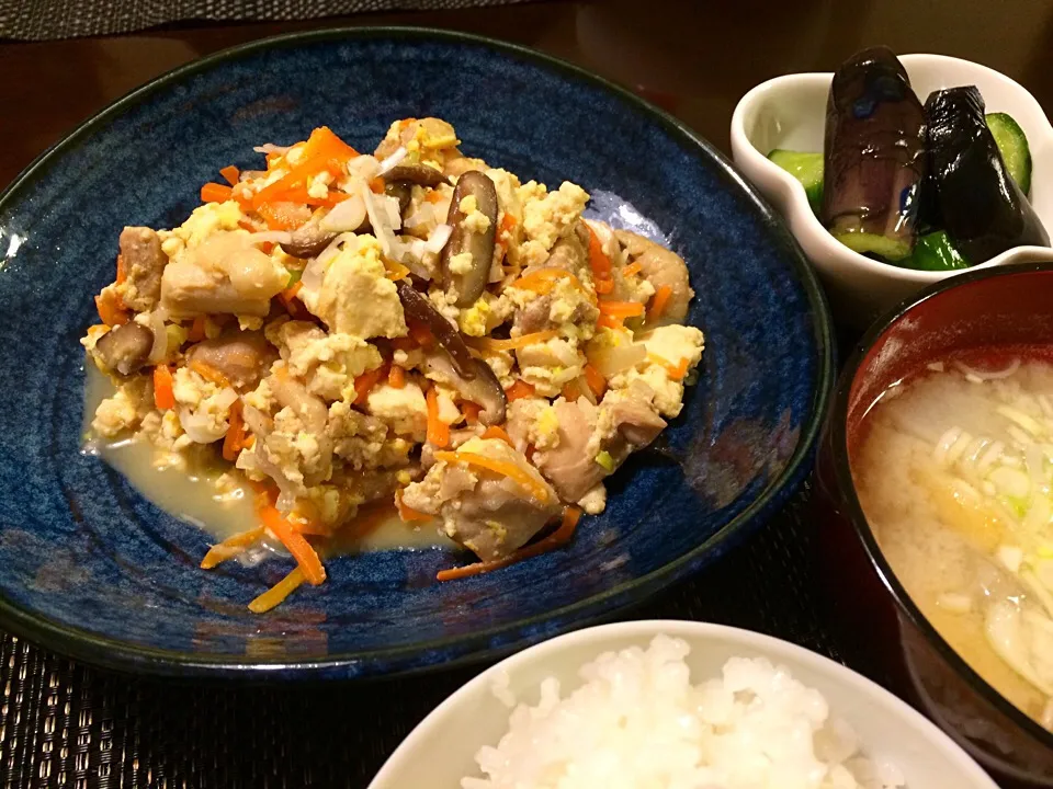 炒り豆腐定食|Jun  Sakamotoさん