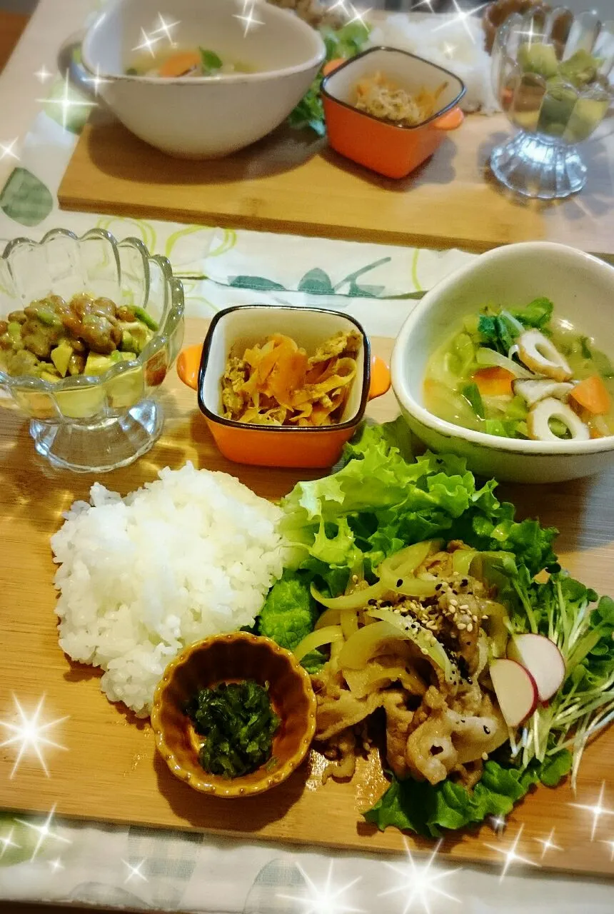 Snapdishの料理写真:晩ごはん🎵|Naoさん