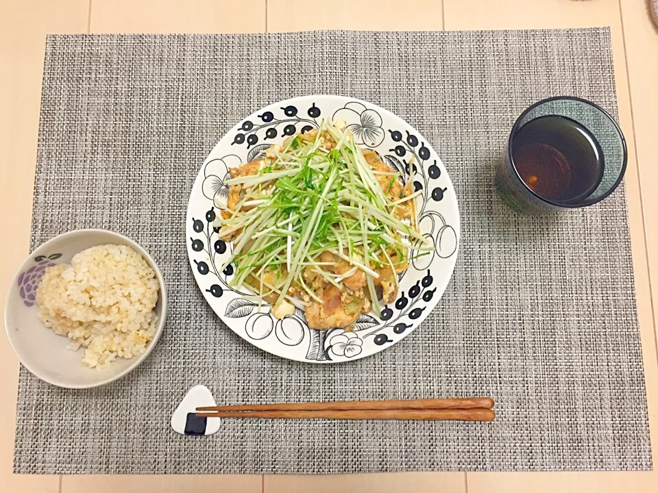 会社帰りの超手抜き豆腐チャンプルー|ねっぴさん