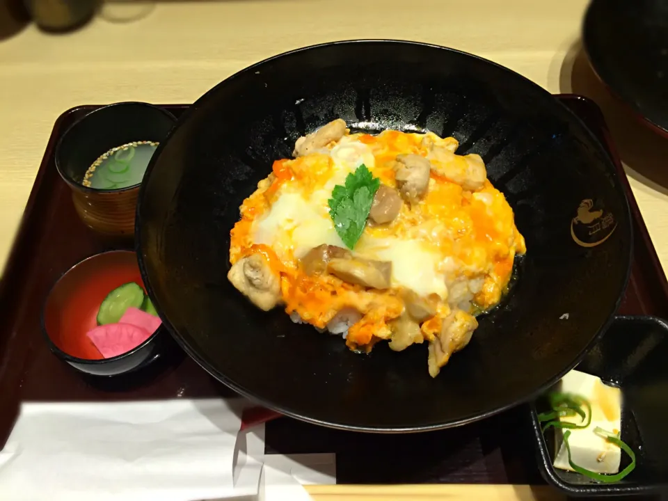 親子丼 ダシが甘すぎてびっくりした^^;|なちるさん