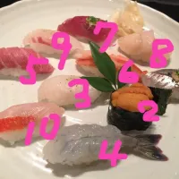 Snapdishの料理写真:おまかせ握り|mokotaさん