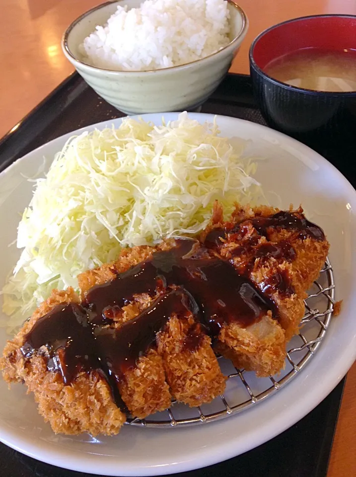 肉厚ロースかつ定食@坂井精肉店|Kazuya Miyukiさん