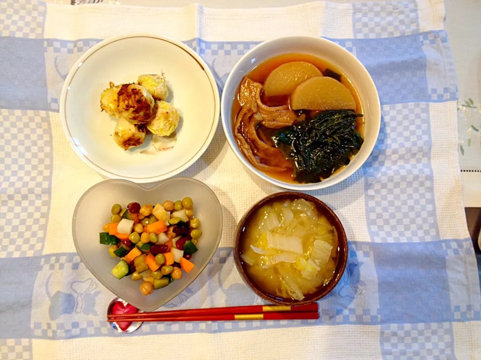 Snapdishの料理写真:ベジ料理♡車麩の角煮風のご飯|みよさん