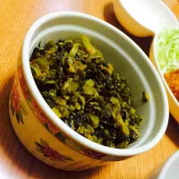 Snapdishの料理写真:高菜の漬物
ごま油・醤油・七味唐辛子で軽く炒めました🙈❣|SanaMamaさん