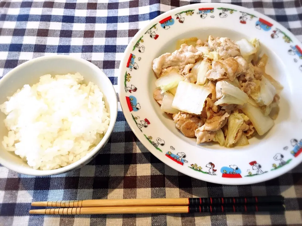 白菜と豚肉の炒めもの|ちゃんりさん