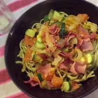 Snapdishの料理写真:いつしかにパパッと作った適当パスタ💕|Rさん