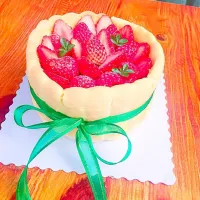 Snapdishの料理写真:🍓草莓夏洛特|Anneさん