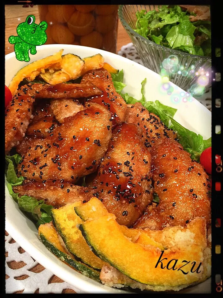 Snapdishの料理写真:Tomoさんの手羽先のから揚げ❤️金柑シロップ入💕| Tomoの日々のご飯日記|kazu★さん