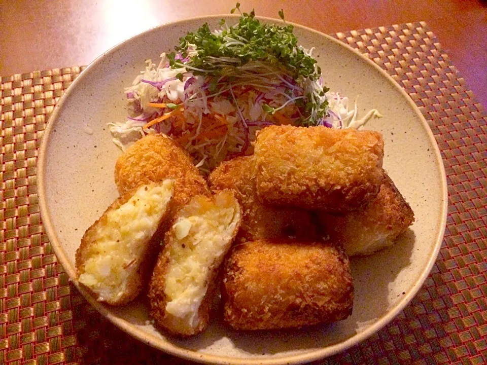 Croquetas de Bacalao🐟ｸﾛｹｯﾀ ﾃﾞ ﾊﾞｶﾗｵ<鱈のｺﾛｯｹ>|🌈Ami🍻さん