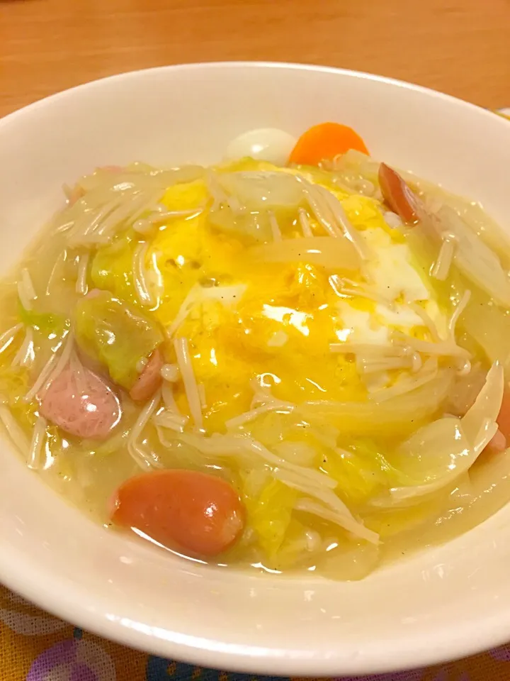 野菜あんかけ天津飯|あんくママさん