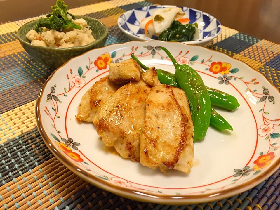 今日の夕飯は、チキンの柚子胡椒焼き|sono.kさん