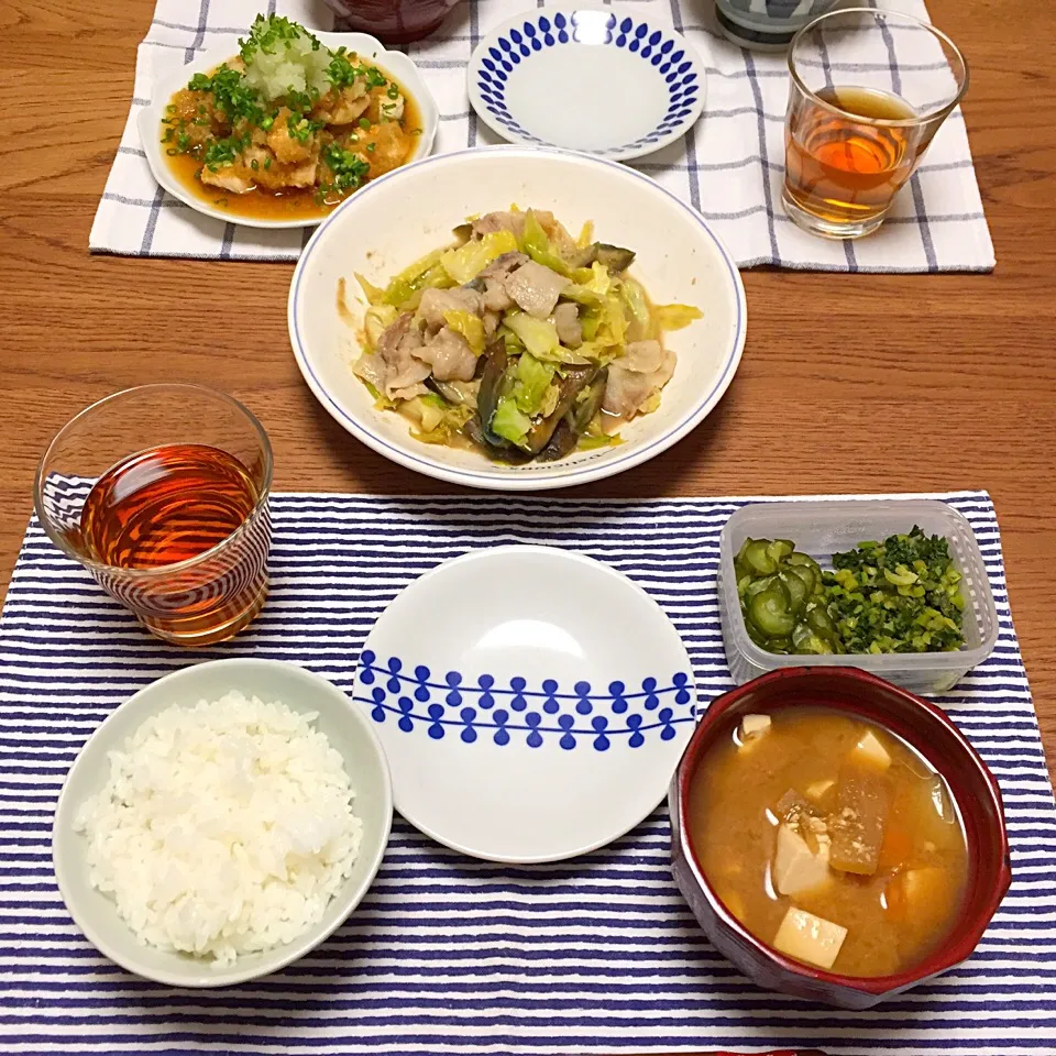 Snapdishの料理写真:今日の夕飯☆全体|あさこさん