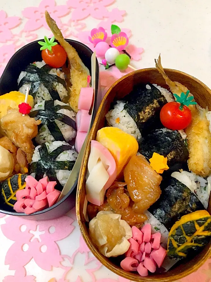 Snapdishの料理写真:お握りお弁当❣️|Yuki Kawasumiさん