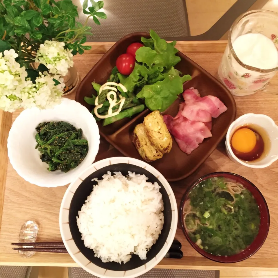 Snapdishの料理写真:2/25❤︎主人の朝ごはん❤︎|Makinsさん