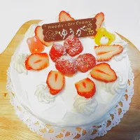 Snapdishの料理写真:Birthday cake♡|meguさん