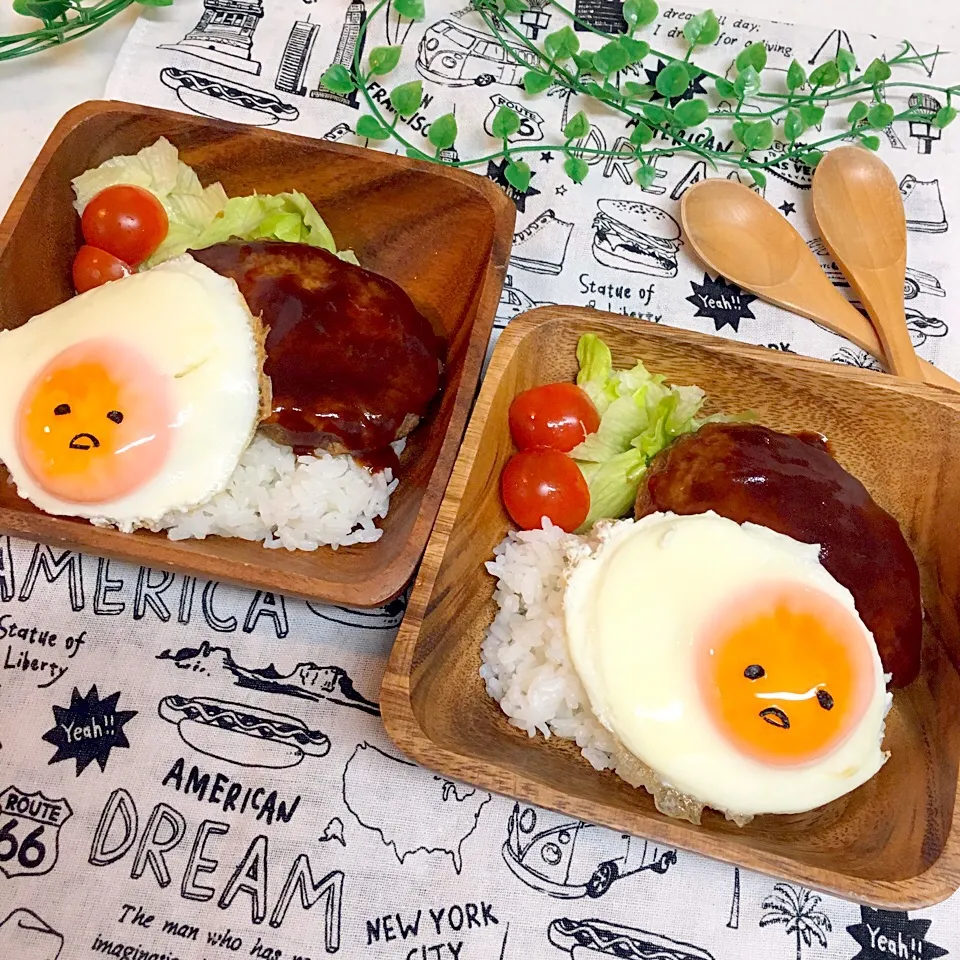 ぐでたま♡ロコモコ丼|ひぃちゃんさん