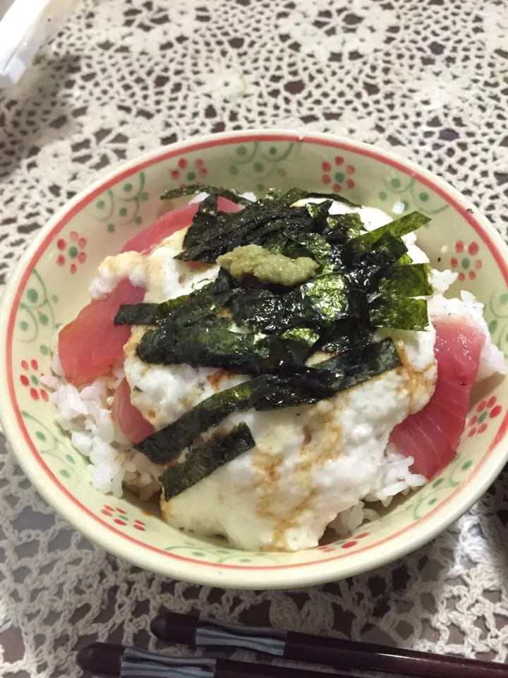 マグロの山かけ丼|Sachyさん