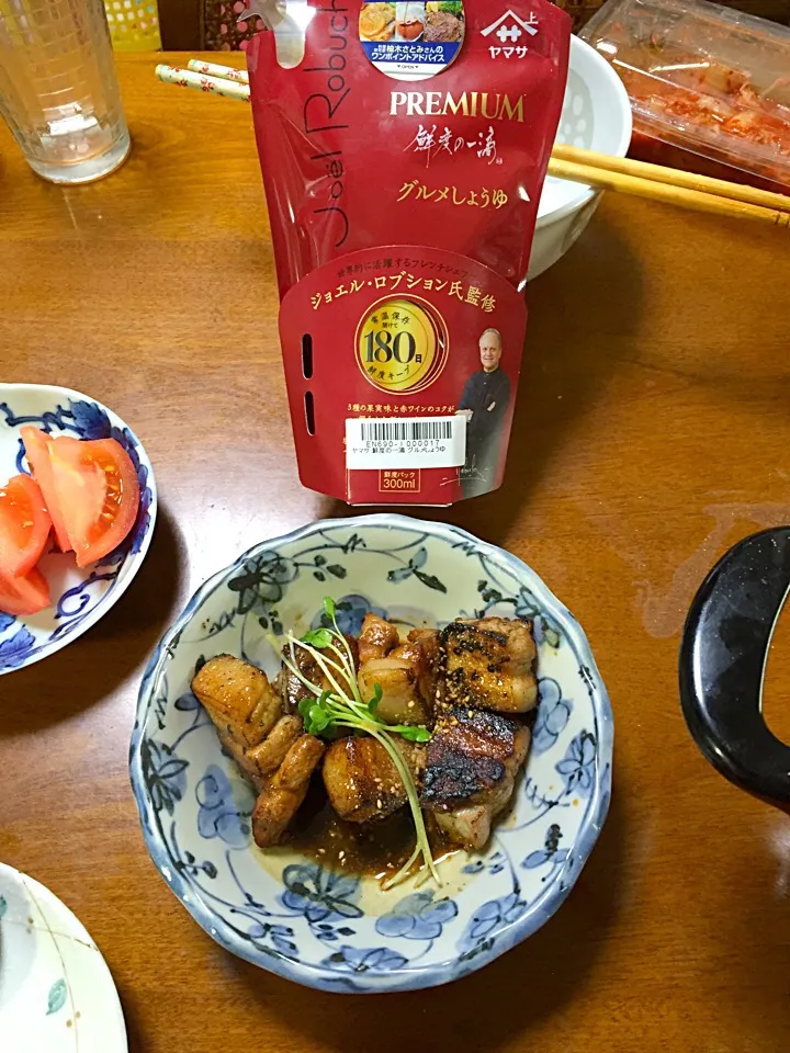 Snapdishの料理写真:豚肉🐷のあぶり焼き|角田　恭子さん