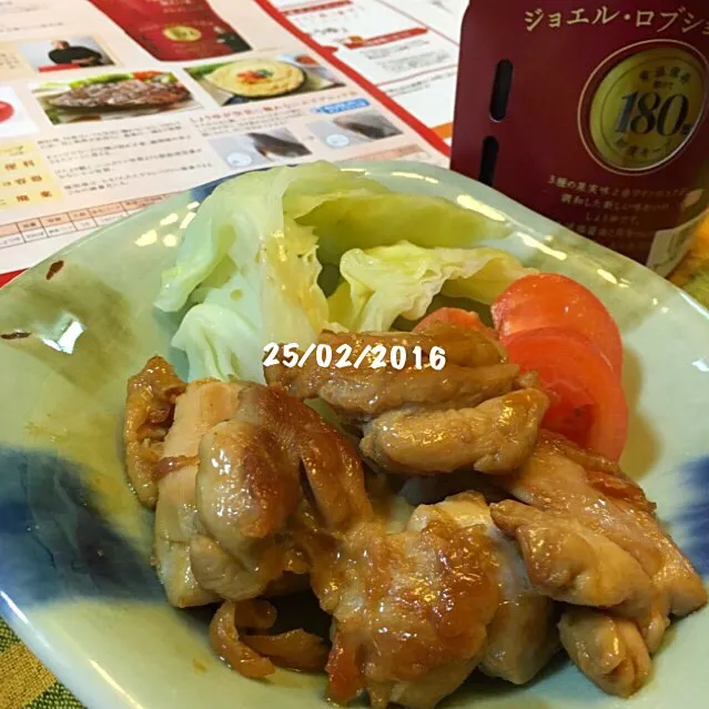 Snapdishの料理写真:照り焼き鶏🐔|友さん