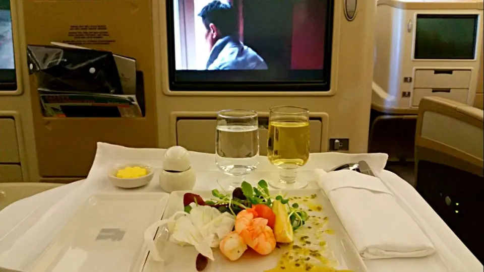 Singapore Airlines Business Class Appetizer|🌷lynnlicious🌷さん