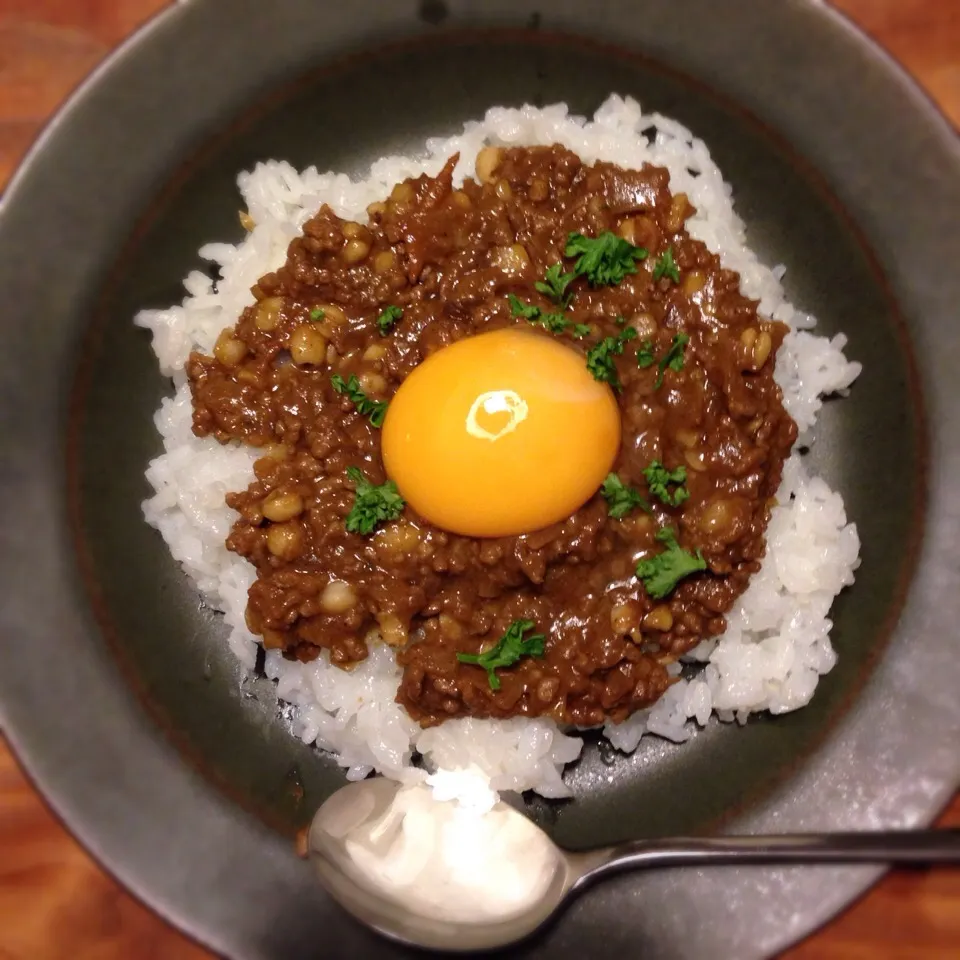 Snapdishの料理写真:はと麦と緑豆のカレー|Ryokoさん