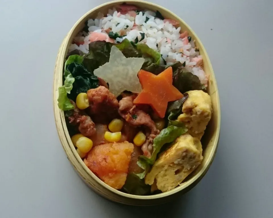 Snapdishの料理写真:今日のお弁当|しじみ（zishichan）さん