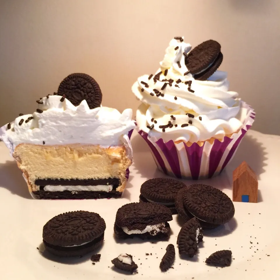 オレオニューヨークカップケーキ(o^^o)
Oreo New York cup cake|Keibiさん