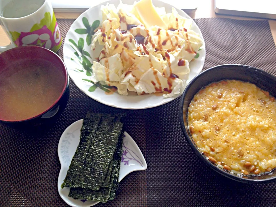 2月26日朝食兼昼食|ばぁさんさん