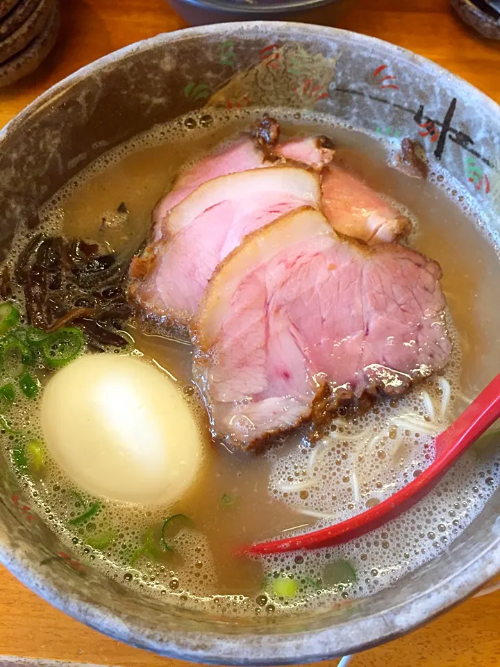 味玉ラーメンチャーシュートッピング♡|ゆずさん