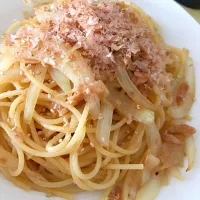 Snapdishの料理写真:ツナ和風パスタ|taske798さん