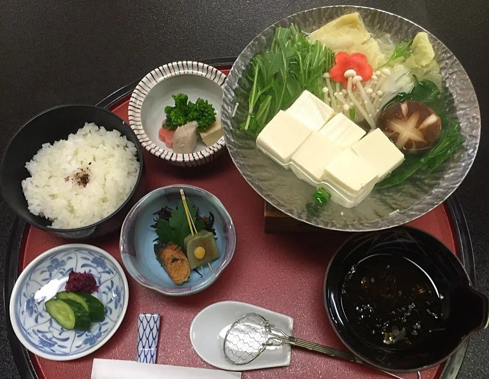 Tofu rice set|sgさん