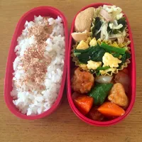 女子高生の酢豚弁当|ハマルさん