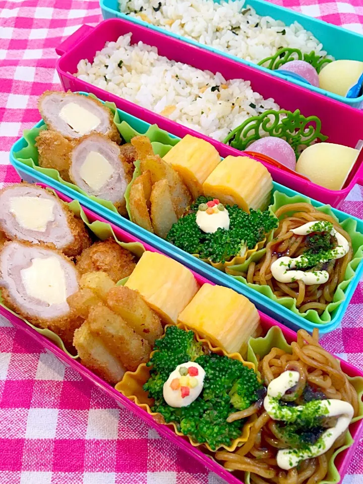 学童お弁当2人前！|ikumonさん