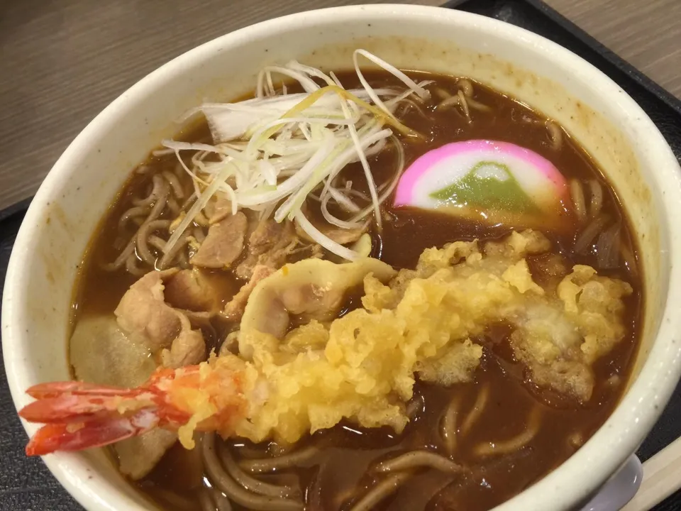 Snapdishの料理写真:海老天カレーそば|hiroさん