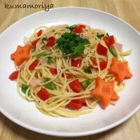 旬の菜の花のパスタ|森矢くま☆さん