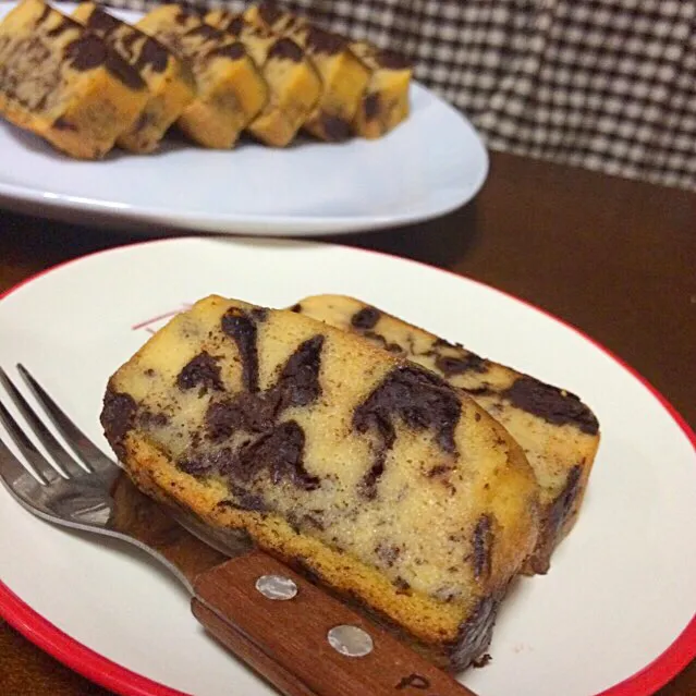 糖質制限⑅︎◡̈︎*大豆粉のチョコマーブルパウンドケーキ･.｡:*･♬*|もえかなやんさん