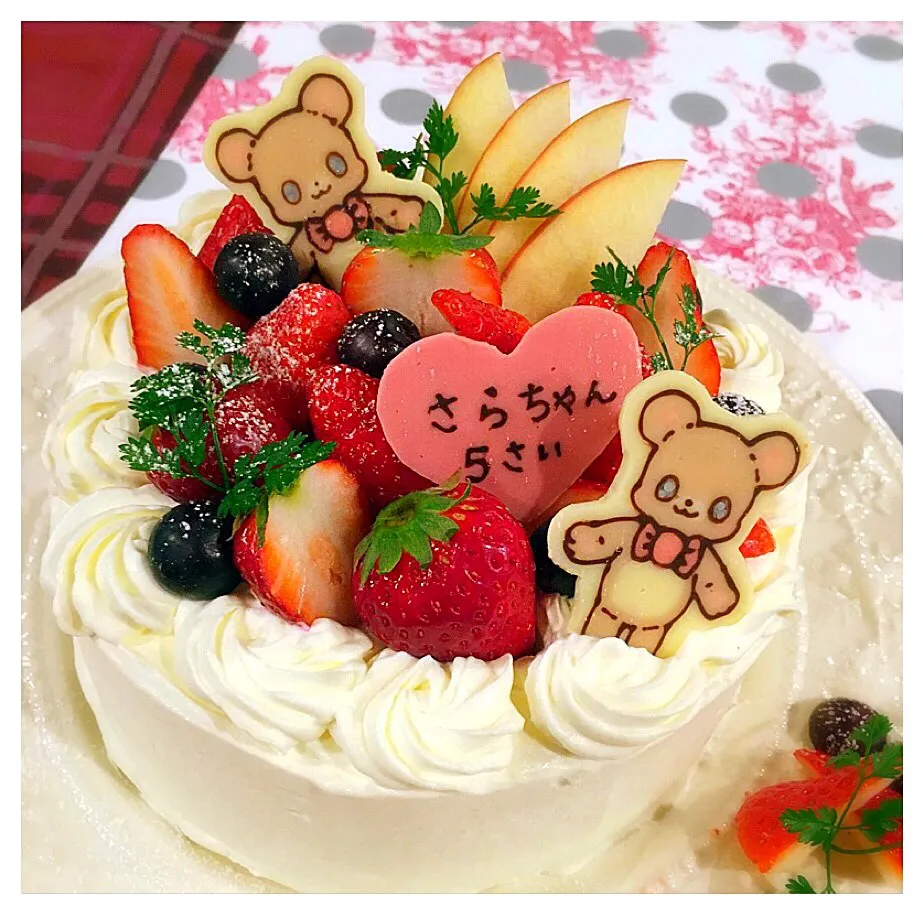 Snapdishの料理写真:娘ちゃん♡HappyBirthday♡|りえさん