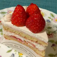 夫ザンゲのショートケーキ♪|てるてるわーるどさん