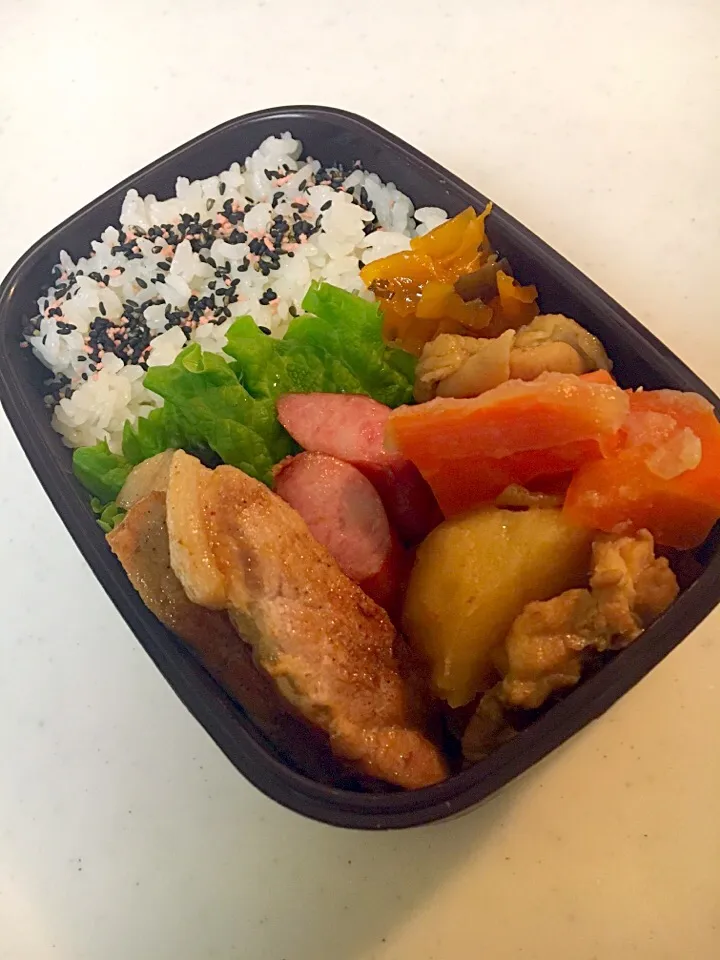 今日の長男部活弁当〜❗️私夜勤のお弁当は内緒🙊❣|Sayakaさん