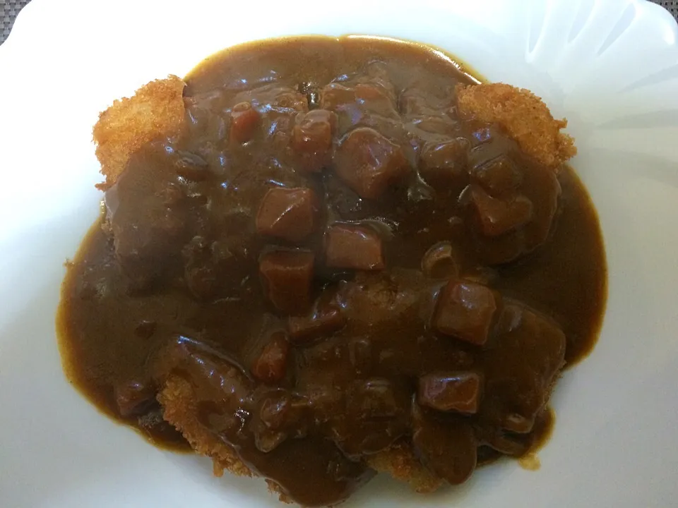 チキンかつカレーソース|ばーさんさん