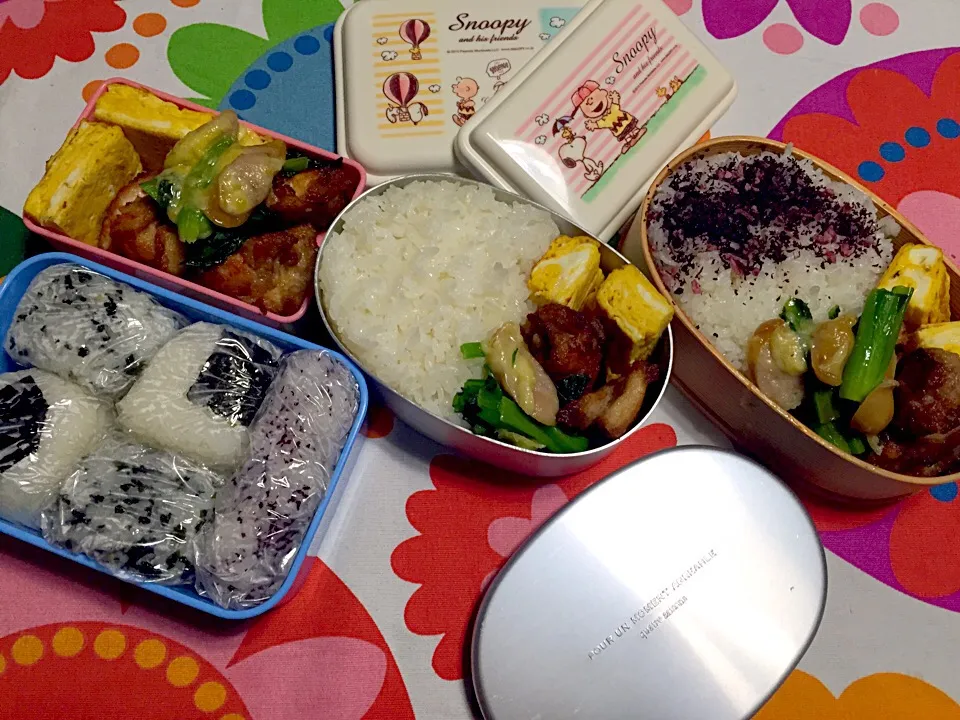 今日の試合お弁当❤️家族3人分(*´﹃｀*)|さくたえさん